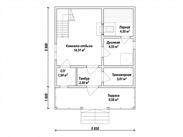 K-206 / План 1 этажа