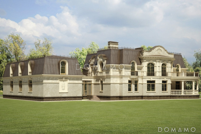 Индивидуальный проект загородного дома без подвала