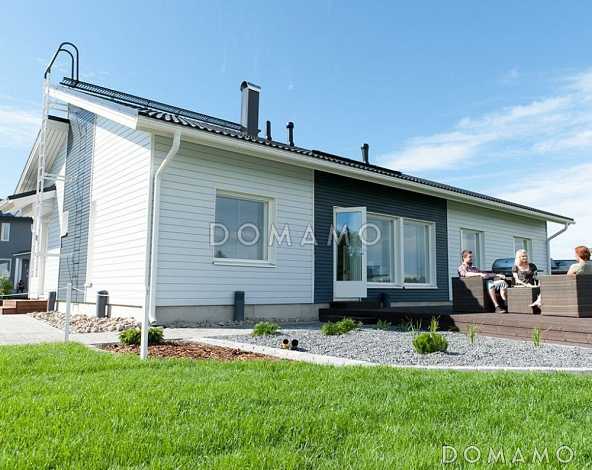 Проект каркасного дома с небольшим кабинетом