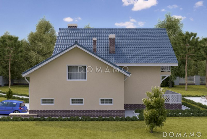 Проект загородного дома со свободной планировкой