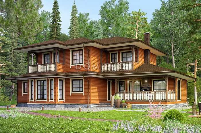 Проект каркасного дома с большой бильярдной на первом этаже