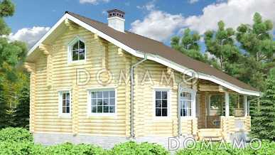 Проект маленького уютного домика, предназначенный как для постоянного проживания так и для отдыха