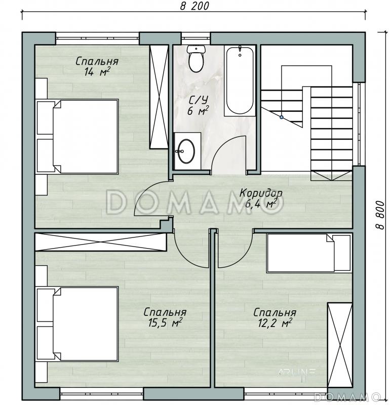 Юпитер / План 2 этажа