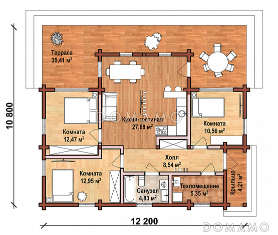 MOSCOW 130 / План 1 этажа