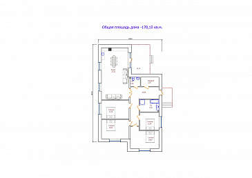 Проект 305 / План 1 этажа