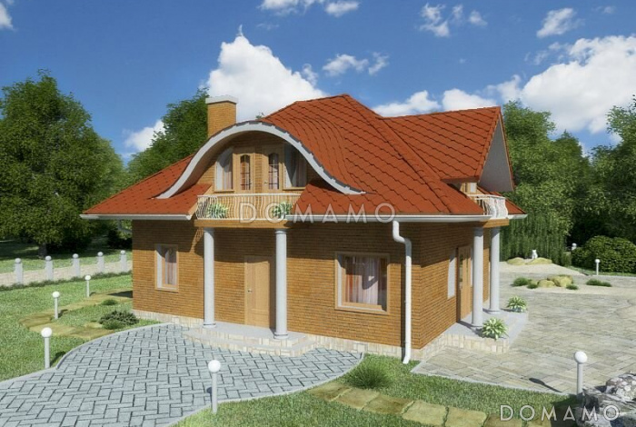 Проект современного загородного дома на семью из трех-шести человек