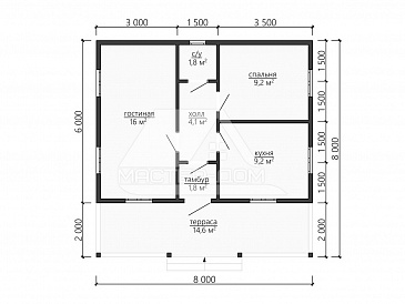 Балаково / План 1 этажа