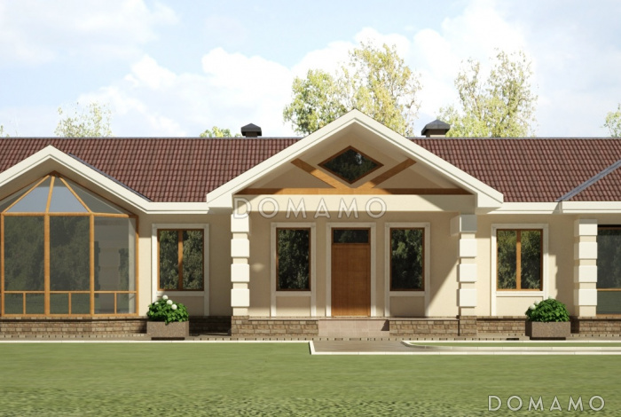 Проект отдельностоящего здания с бассейном, игровой и спортивным залом