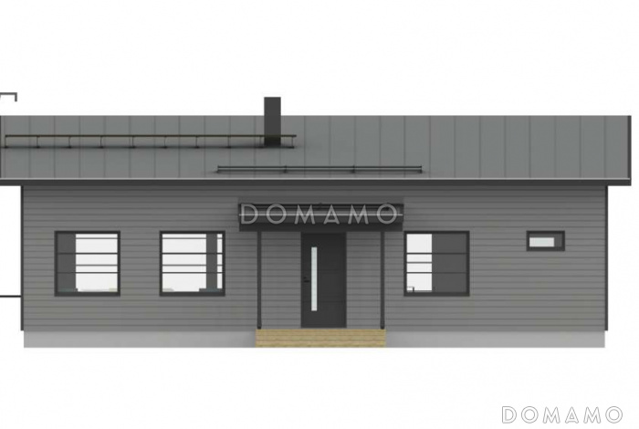 С-120 одноэтажный дом