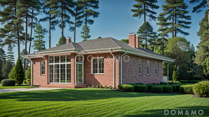 Проект дома из газобетона «АИСТ-КОМФОРТ-125»