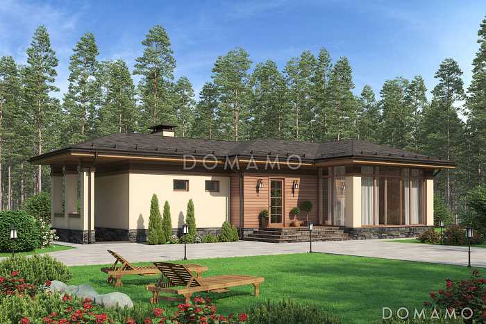 Проект бани со спортивным залом в цокольном этаже, бассейном, душевой, парной и комнатой отдыха