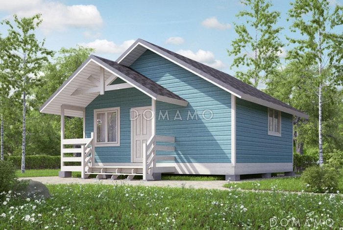 Проект бани из клееного бруса 6х5