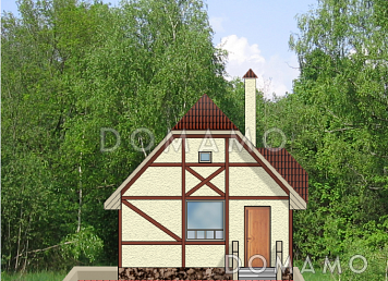 Проект компактного гостевого дома