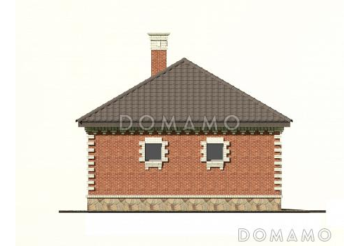 Гараж для машины и квадроцикла / Фасад 2