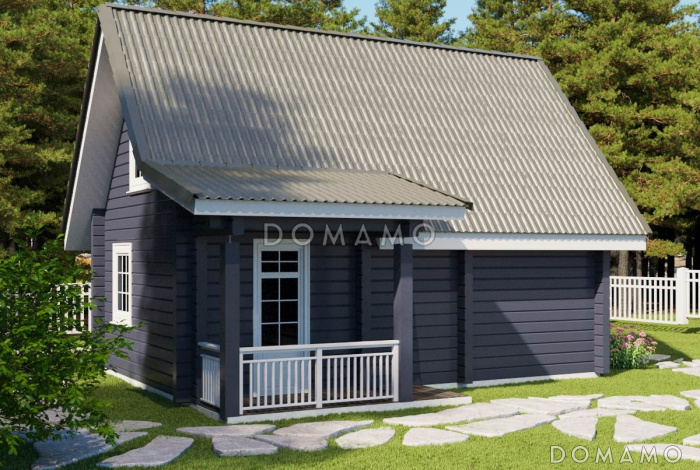 Готовый дом из профилированного или клеенного бруса