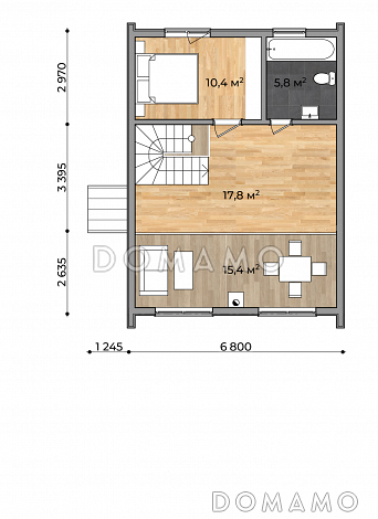 Чародей / План 2 этажа