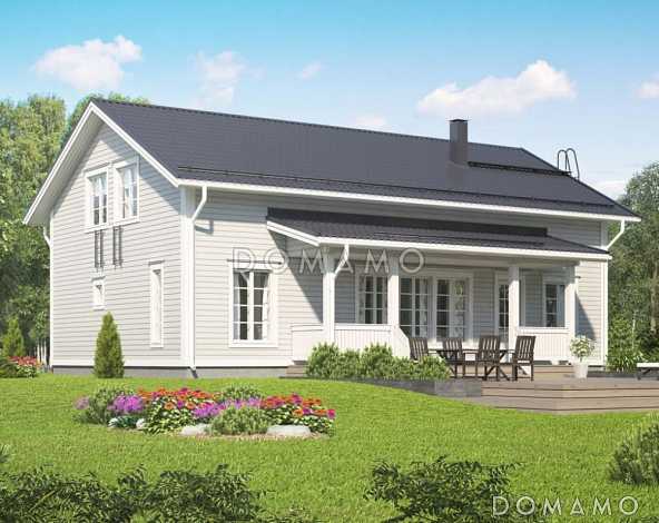 Проект дома с мансардным этажом до 200 м.кв.