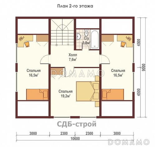 ДПБ24 / План 2 этажа