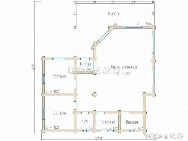 ДО-132-8 / План 1 этажа