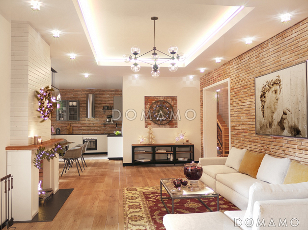 Проект двухэтажного дома по технологии ЛСТК