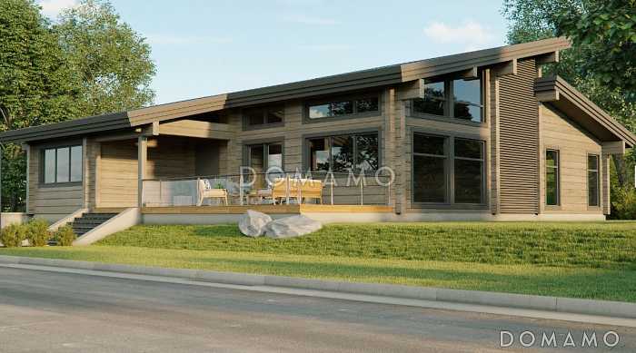 Проект идеального одноэтажного загородного дома