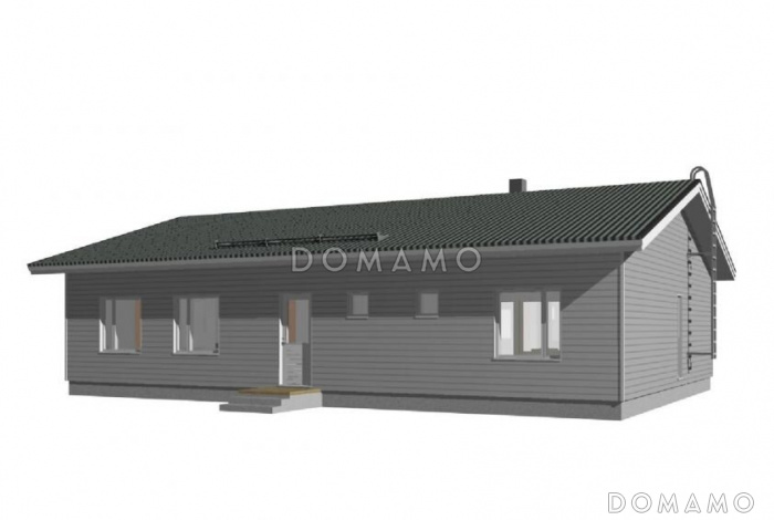 Проект каркасного дома 14х9