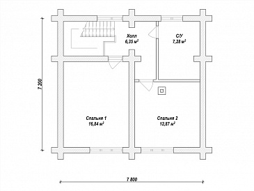 K-253 / План 2 этажа