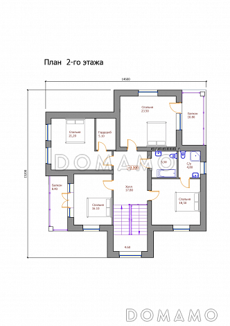 Проект 120 / План 2 этажа
