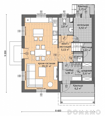 BASIS 120 / План 1 этажа