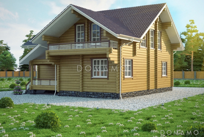 Проект дома с двумя спальнями