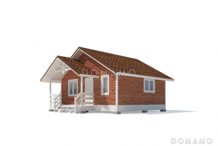 Проект каркасного дома 6х5